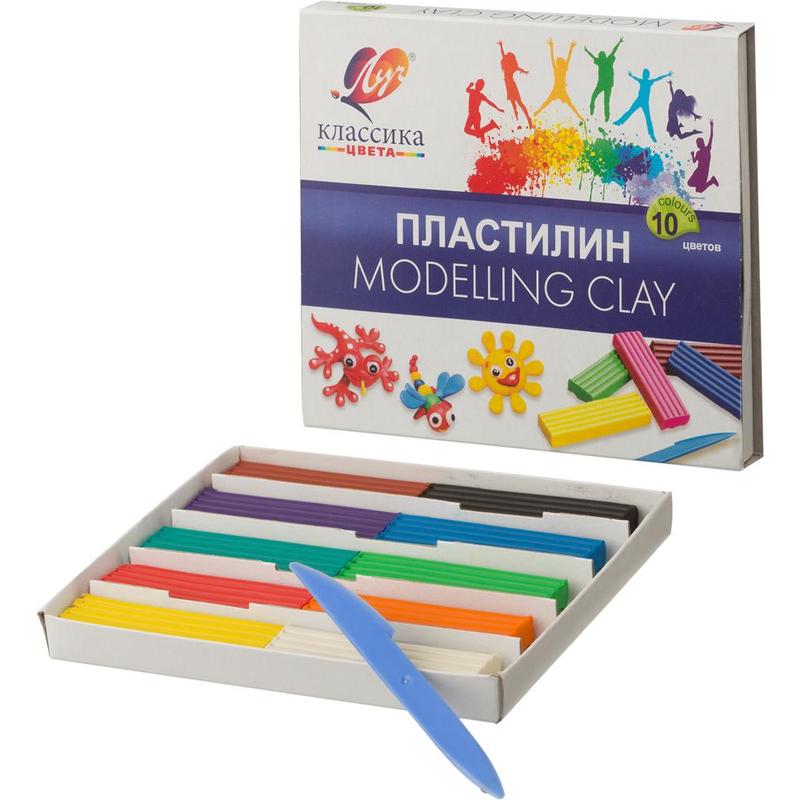 Пластилин 10цв